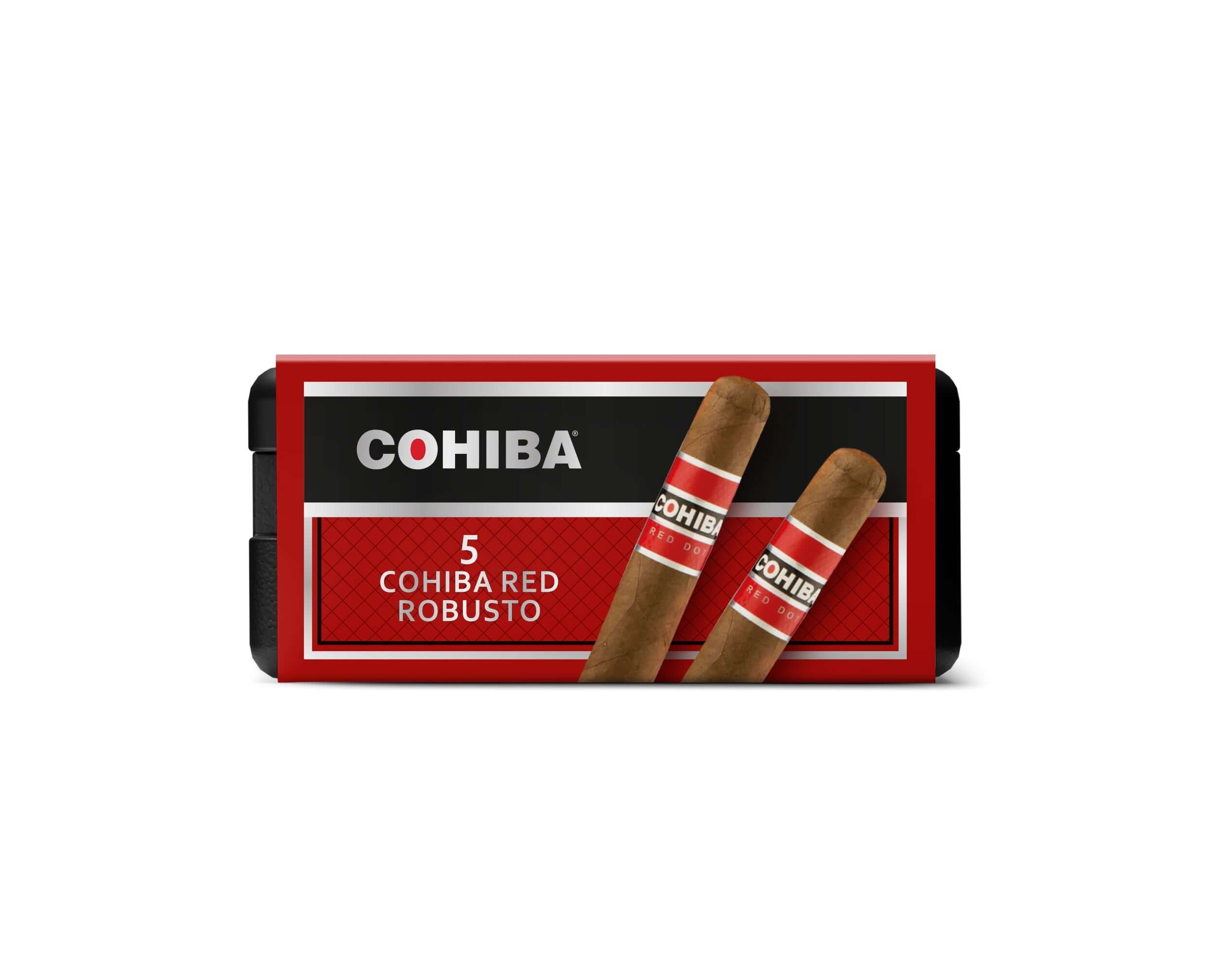 Cohiba Red Robusto cigars from CigarBros, featuring a bold, full-bodied smoking experience.