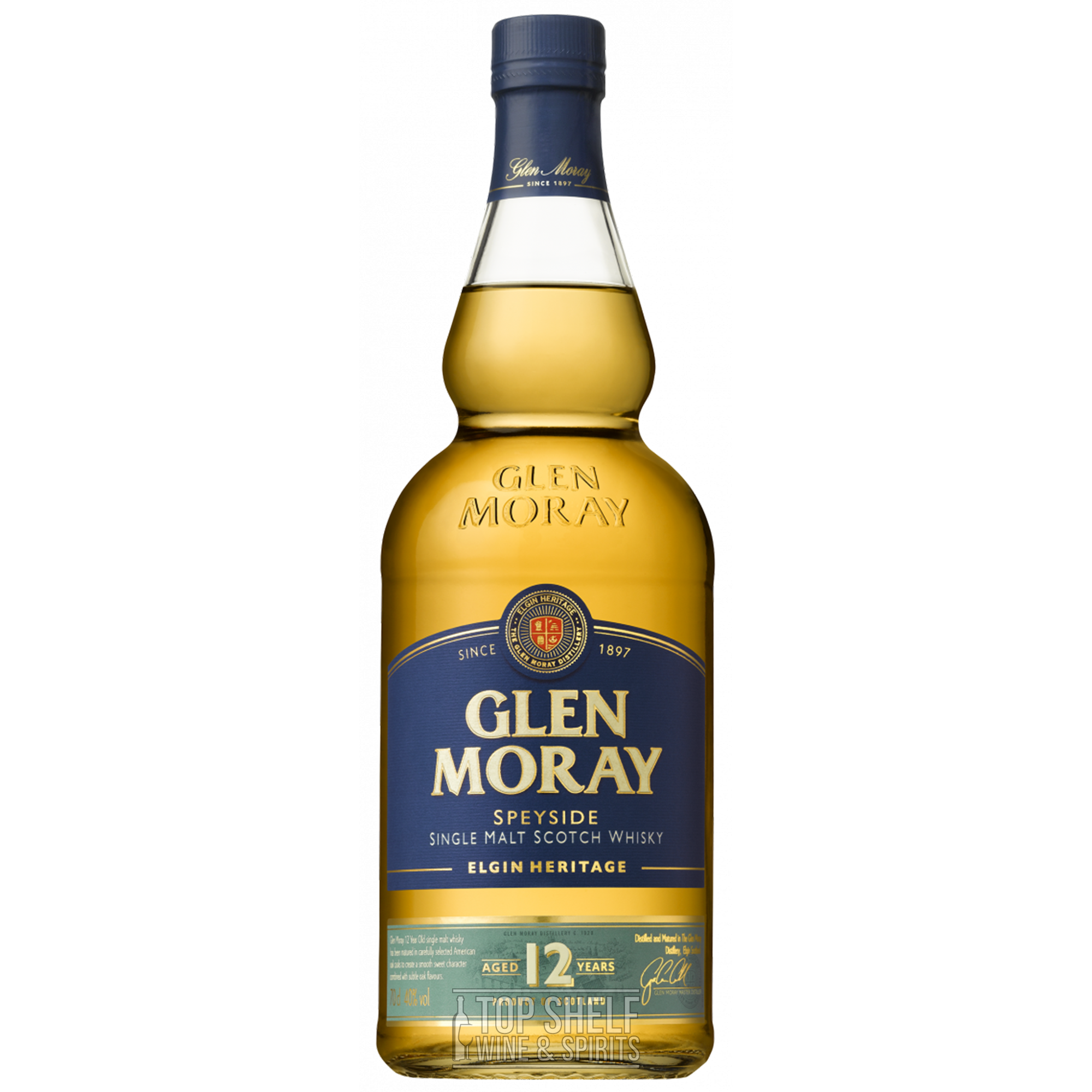 Glen Moray 12 Year Single Malt Scotch Whiskey