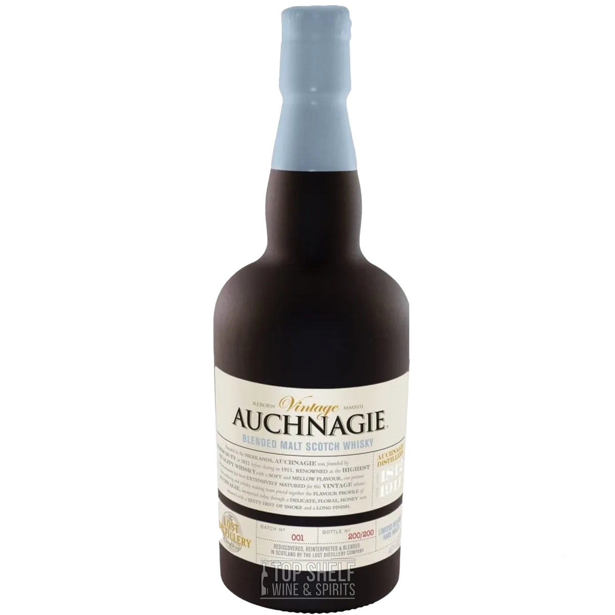 Lost Distillery Auchnagie Vintage Blended Malt Scotch Whiskey