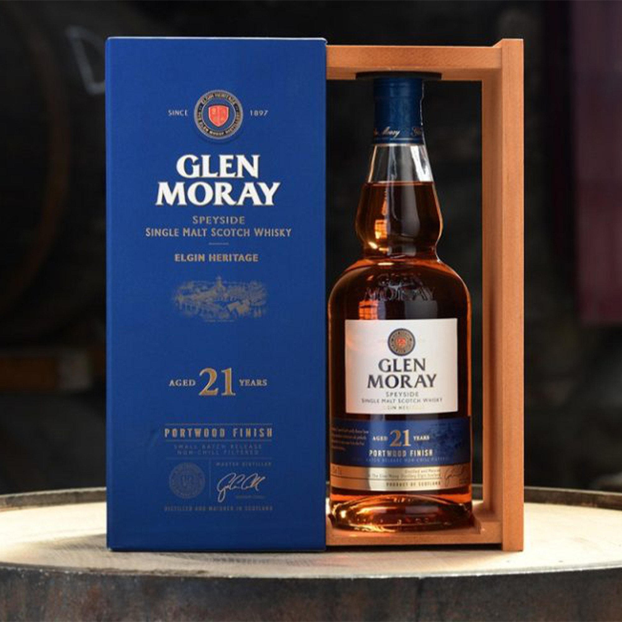 Glen Moray 21 Year Portwood Finish Single Malt Scotch