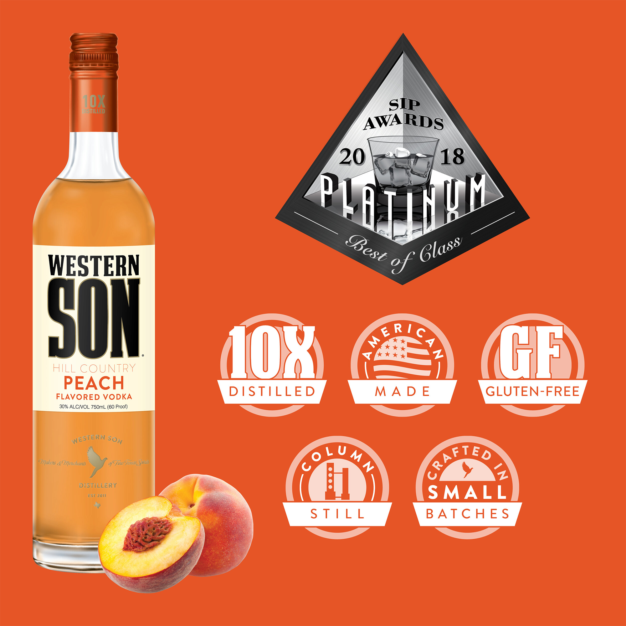 Western Son Peach Vodka