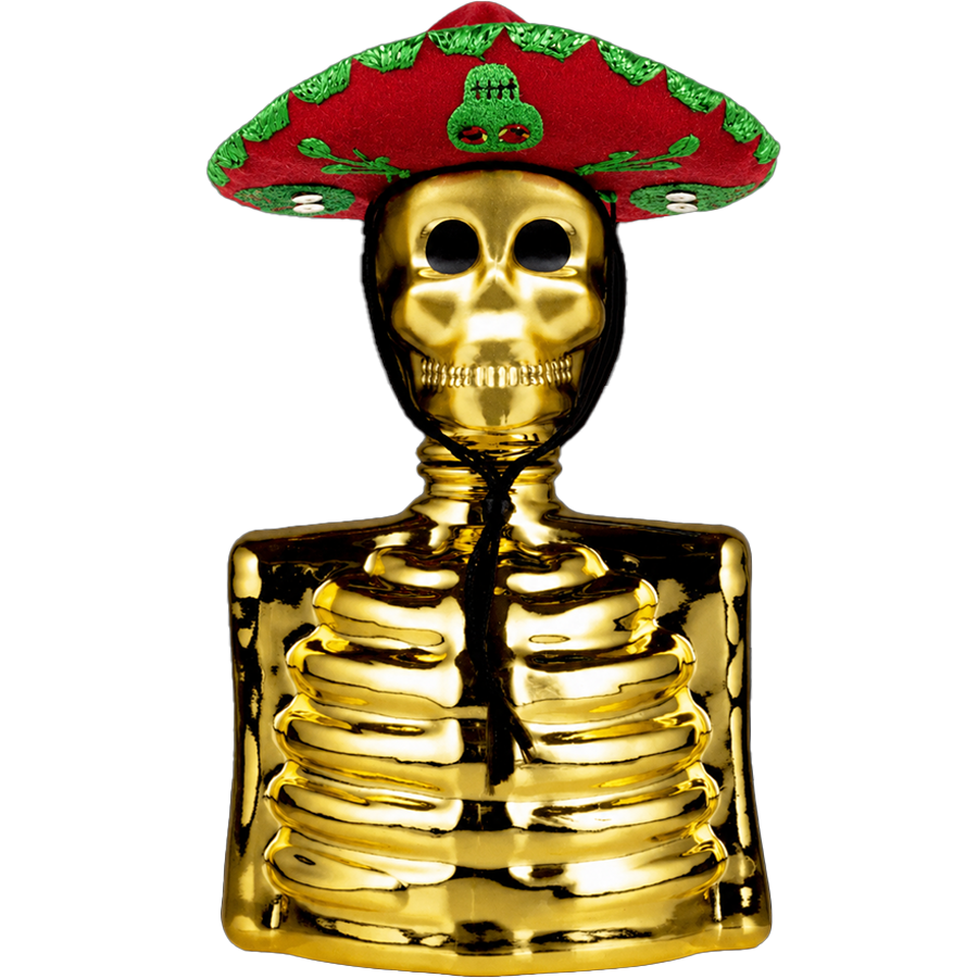 Azulejos Skelly Gold Edition Añejo Tequila