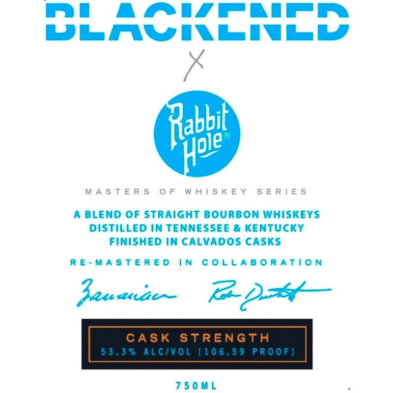 Blackened Rabbit Hole Edition Cask Strength Bourbon