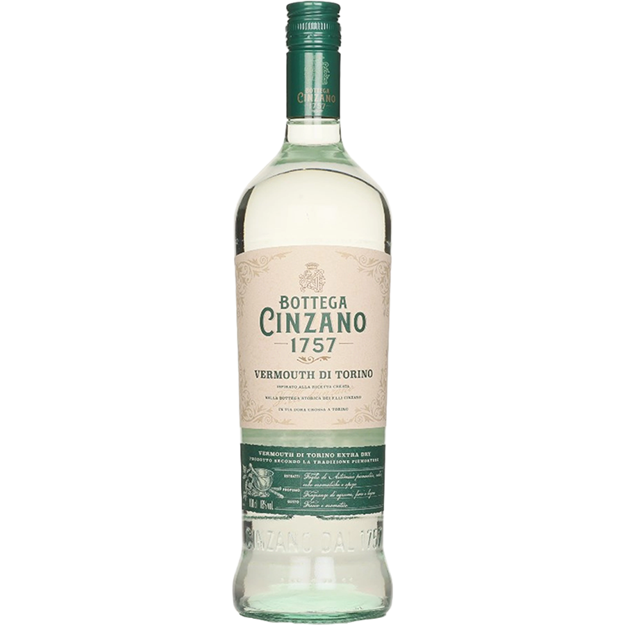 Bottega Cinzano 1757 Extra Dry Vermouth 1L