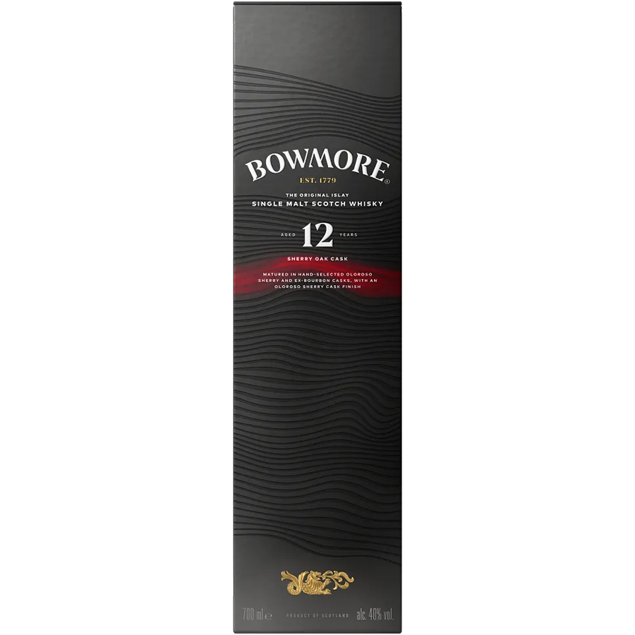 Bowmore 12 Year Sherry Oak Cask Scotch Whisky 700ml