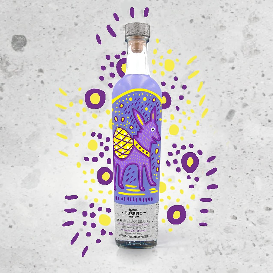 Burrito Fiestero Mezcal Ancestral Joven Tepemete