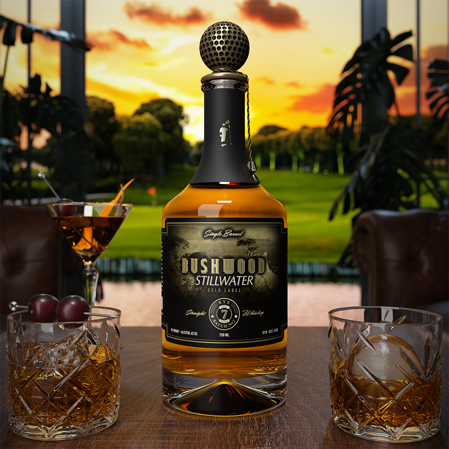 Bushwood Stillwater Gold Label Rye Whiskey
