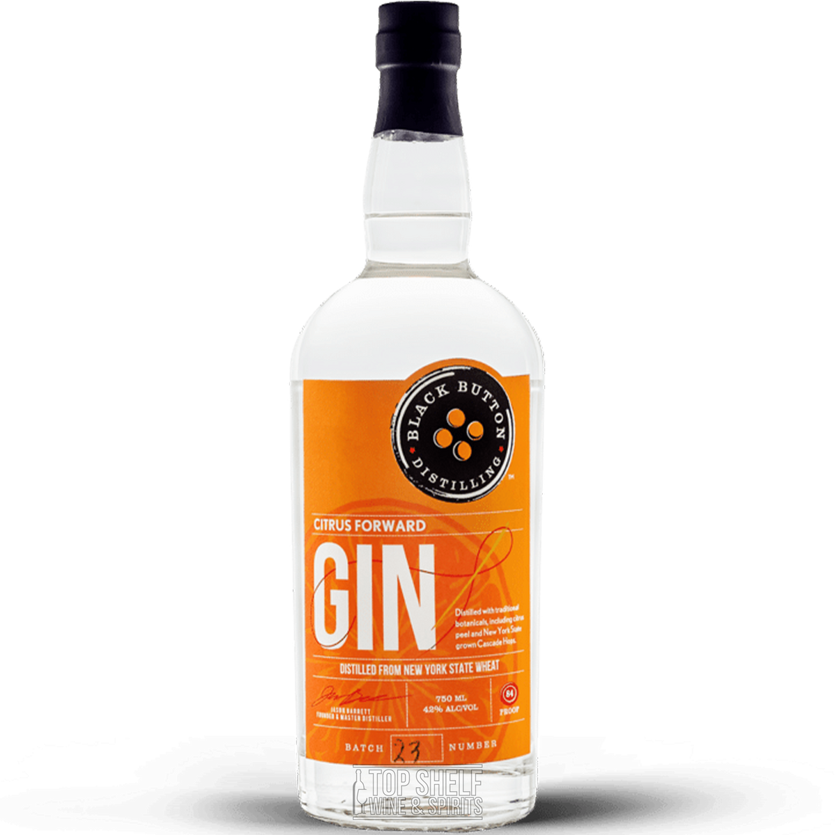 Black Button Citrus Forward Gin