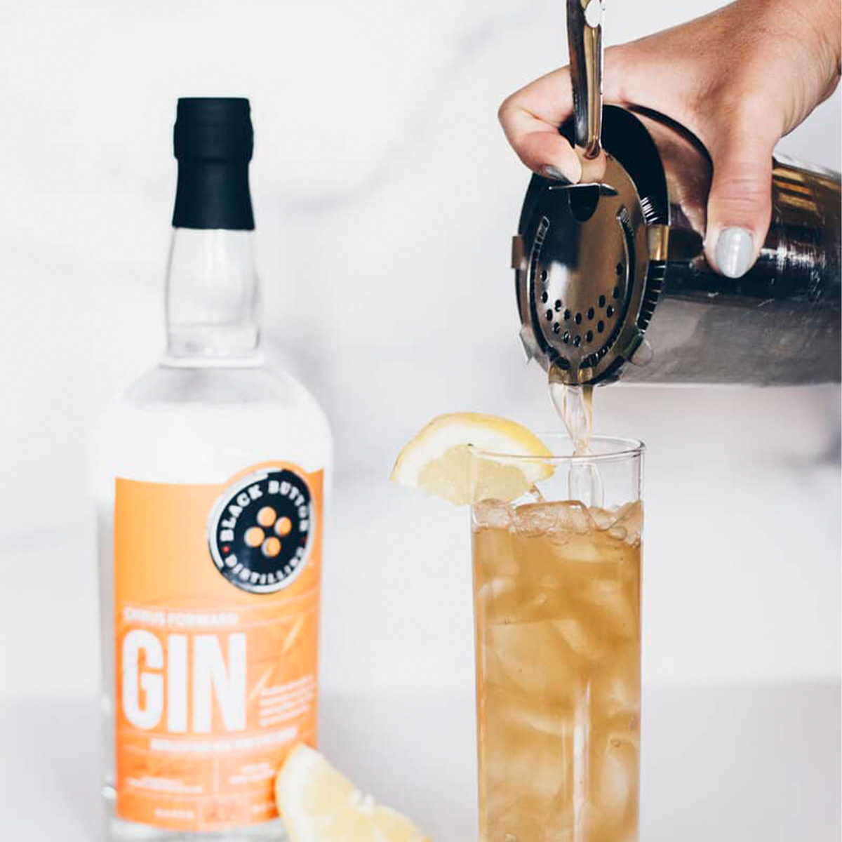 Black Button Citrus Forward Gin