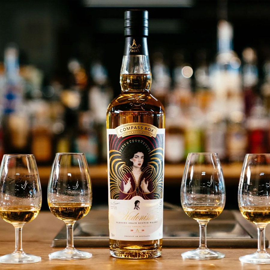 Compass Box Hedonism 2025 Blended Grain Scotch