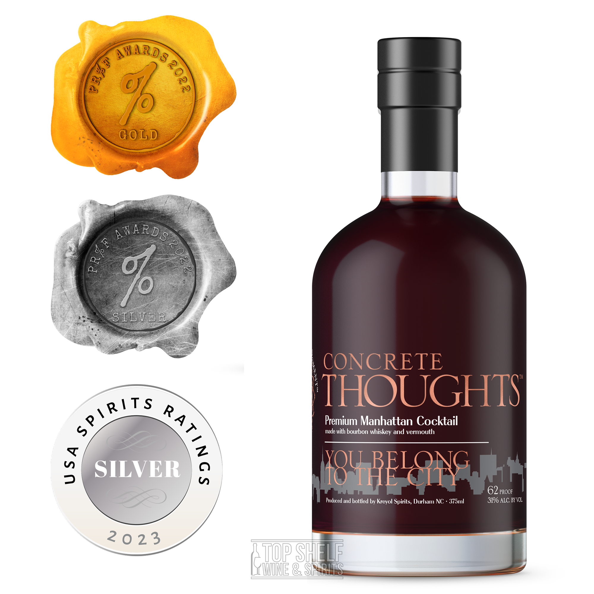 Concrete Thoughts You Belong to the City Manhattan Cocktail 375ml