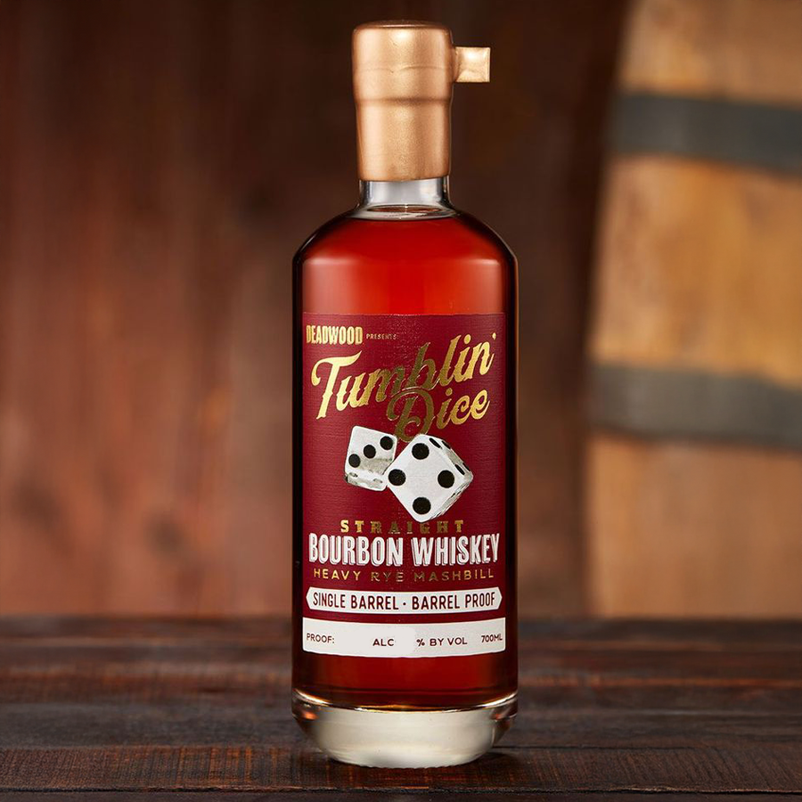 Deadwood Tumblin’ Dice Single Barrel Straight Bourbon Whiskey