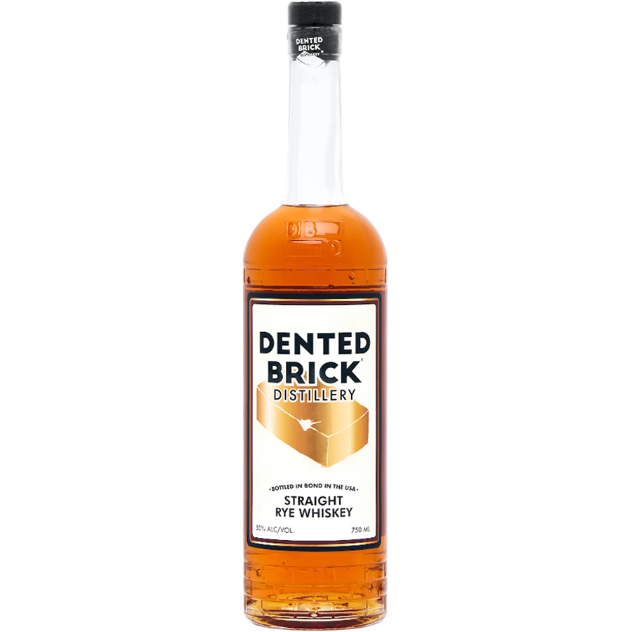 Dented Brick Bottled in Bond Straight Rye Whiskey
