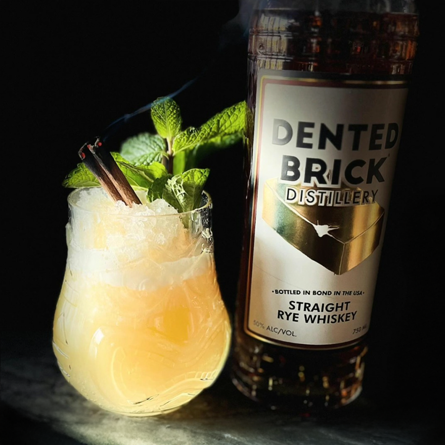 Dented Brick Bottled in Bond Straight Rye Whiskey