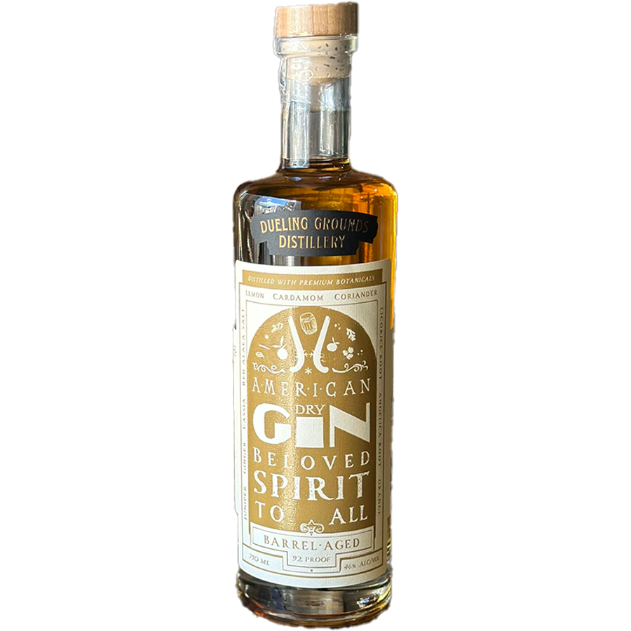 Dueling Grounds Bourbon Barrel Aged American Dry Gin