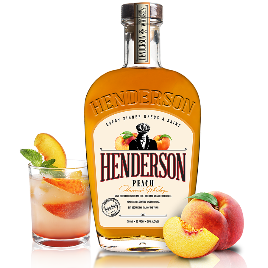 Henderson Peach Flavored Whiskey