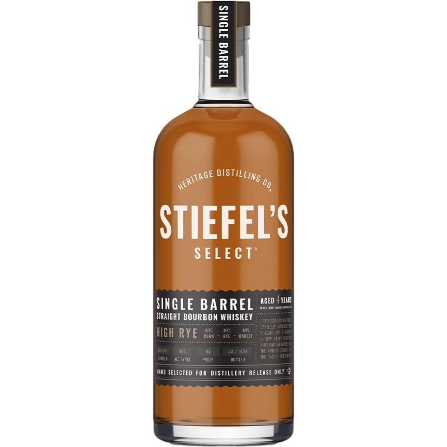 Heritage Stiefel's Select Single Barrel High Rye Bourbon