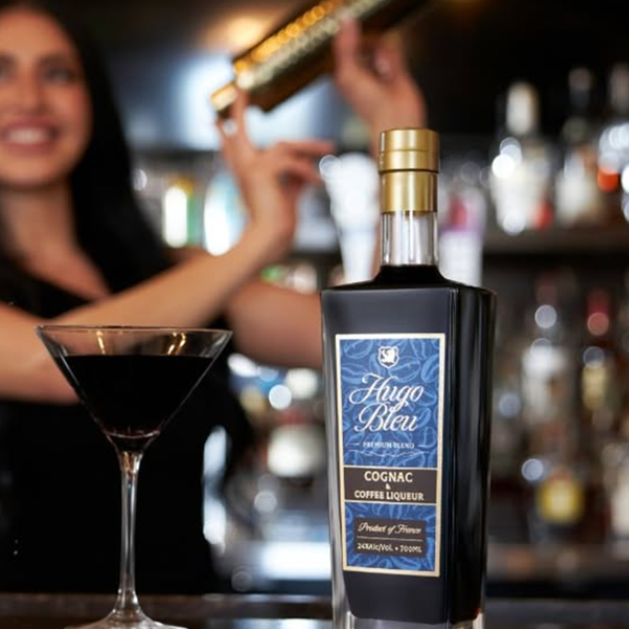 Hugo Bleu Cognac & Coffee Liqueur 700ml