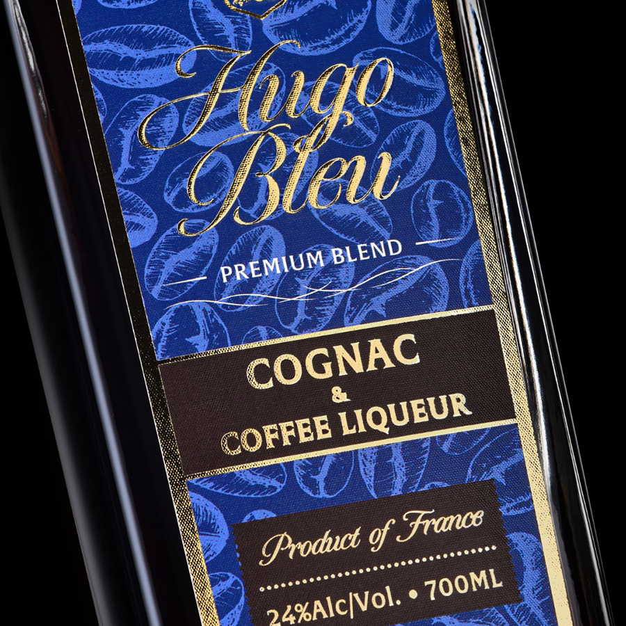 Hugo Bleu Cognac & Coffee Liqueur 700ml
