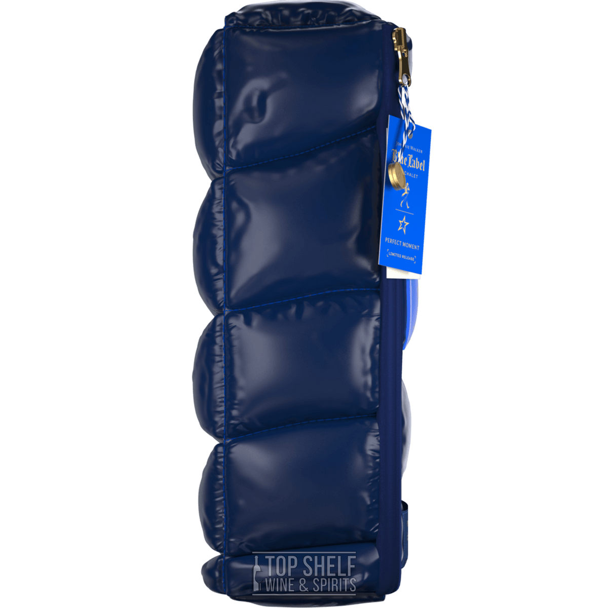Johnnie Walker Blue Label Ice Chalet luxurious puffy ski accessory for aprés-ski enjoyment.