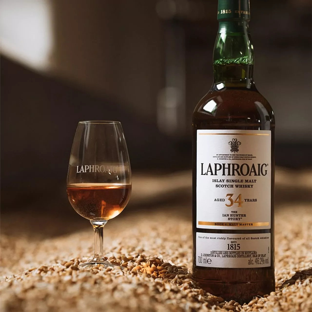 Laphroaig 34 Year Single Malt 'The Ian Hunter Story'