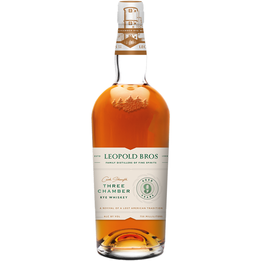 Leopold Bros 9 Year Three Chamber Rye Whiskey