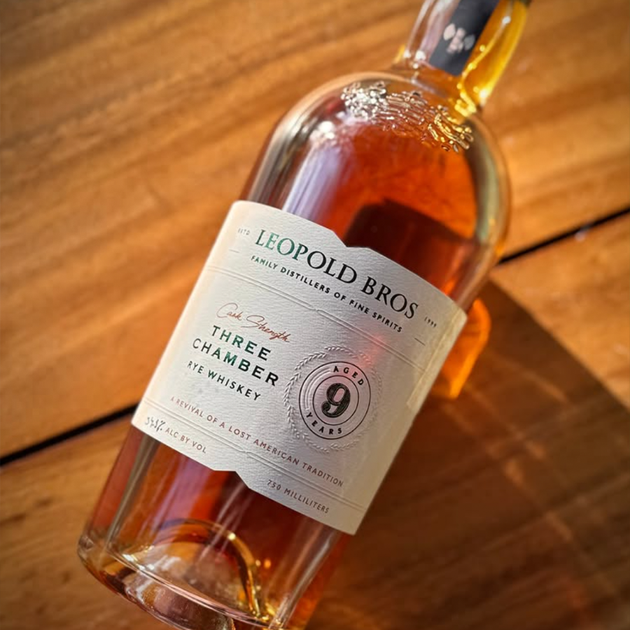 Leopold Bros 9 Year Three Chamber Rye Whiskey