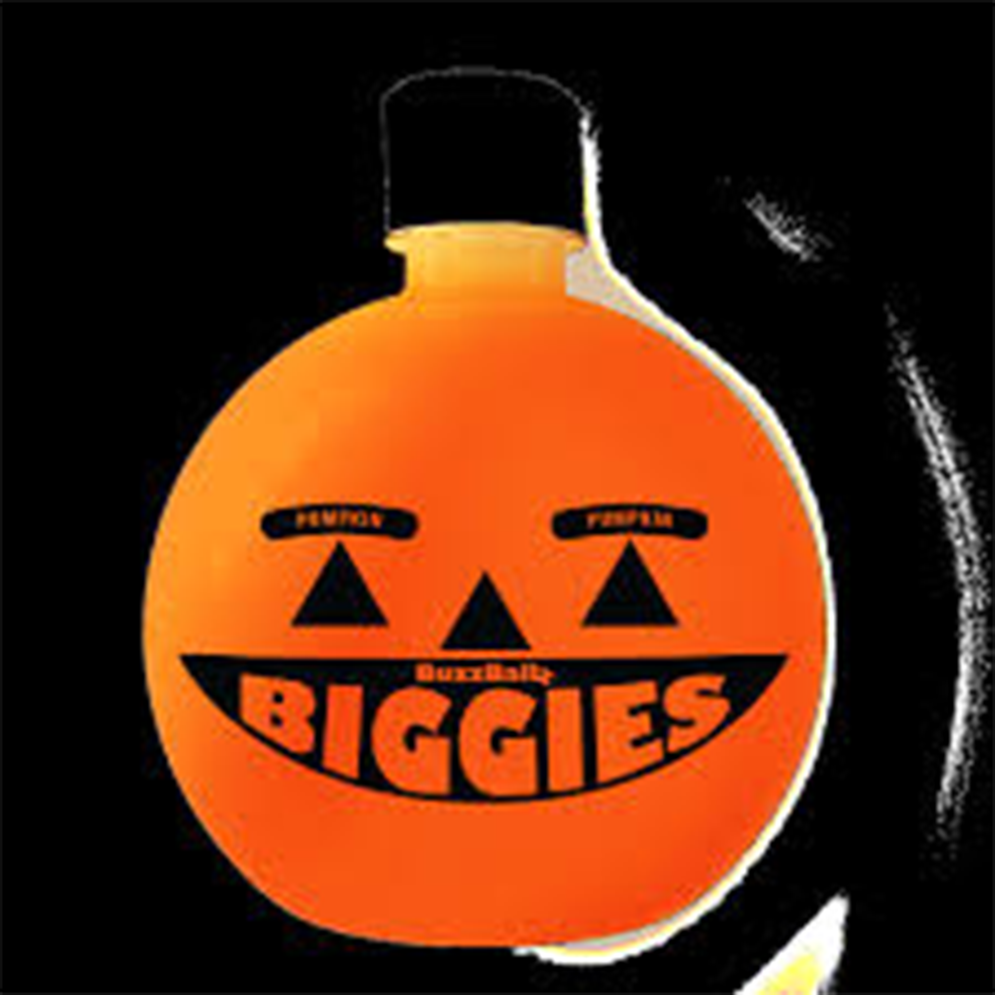 Buzzballz Pumpkin Biggies 1.75L featuring pumpkin, cinnamon, and nutmeg in a festive pumpkin-themed bottle.