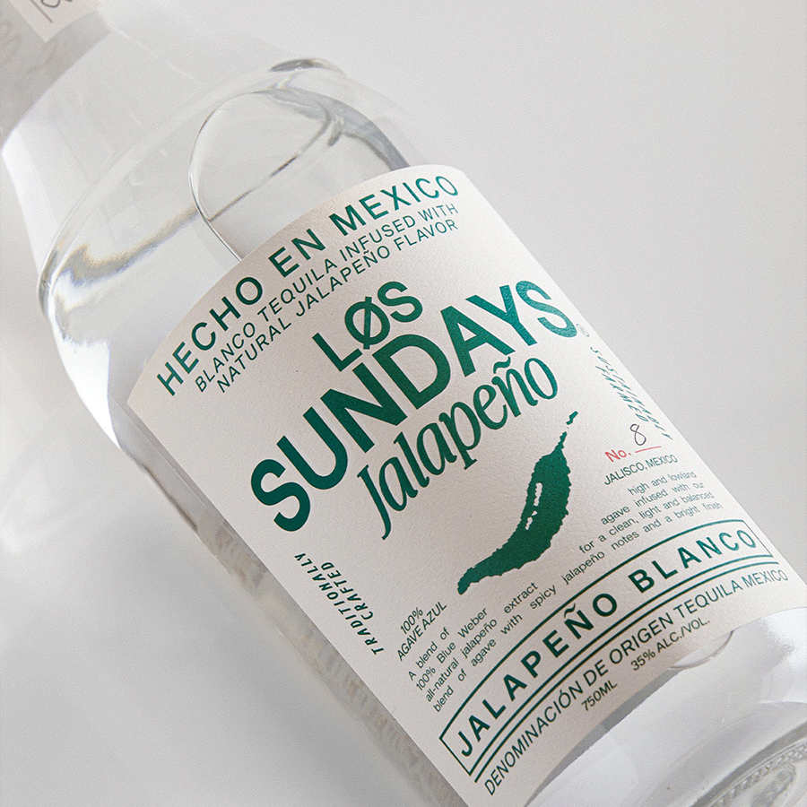 Los Sundays Jalapeño Blanco Tequila