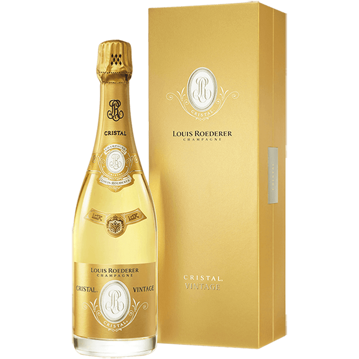 Louis Roederer Cristal 2016 champagne bottle with elegant packaging, showcasing its premium vintage quality.