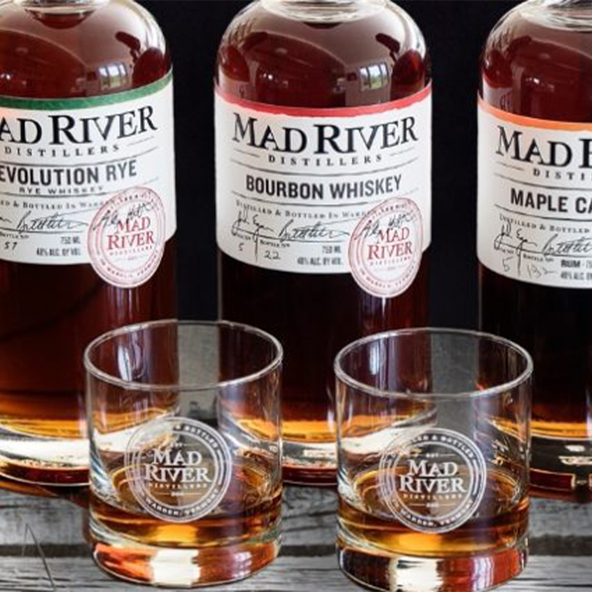 Mad River Distillers Whiskey Gift Pack 3x200ml