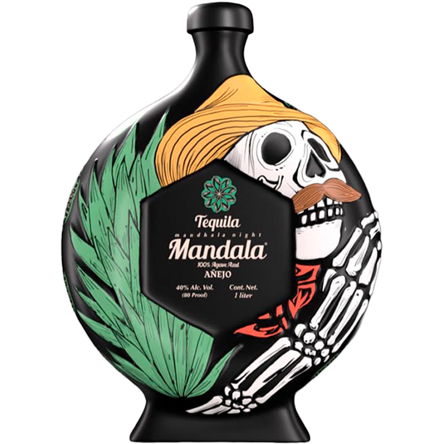 Mandala Dia De Los Muertos Green Añejo 2025 Tequila 1L