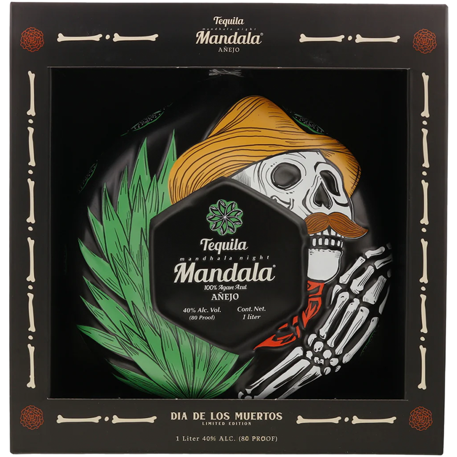 Mandala Dia De Los Muertos Green Añejo 2025 Tequila 1L