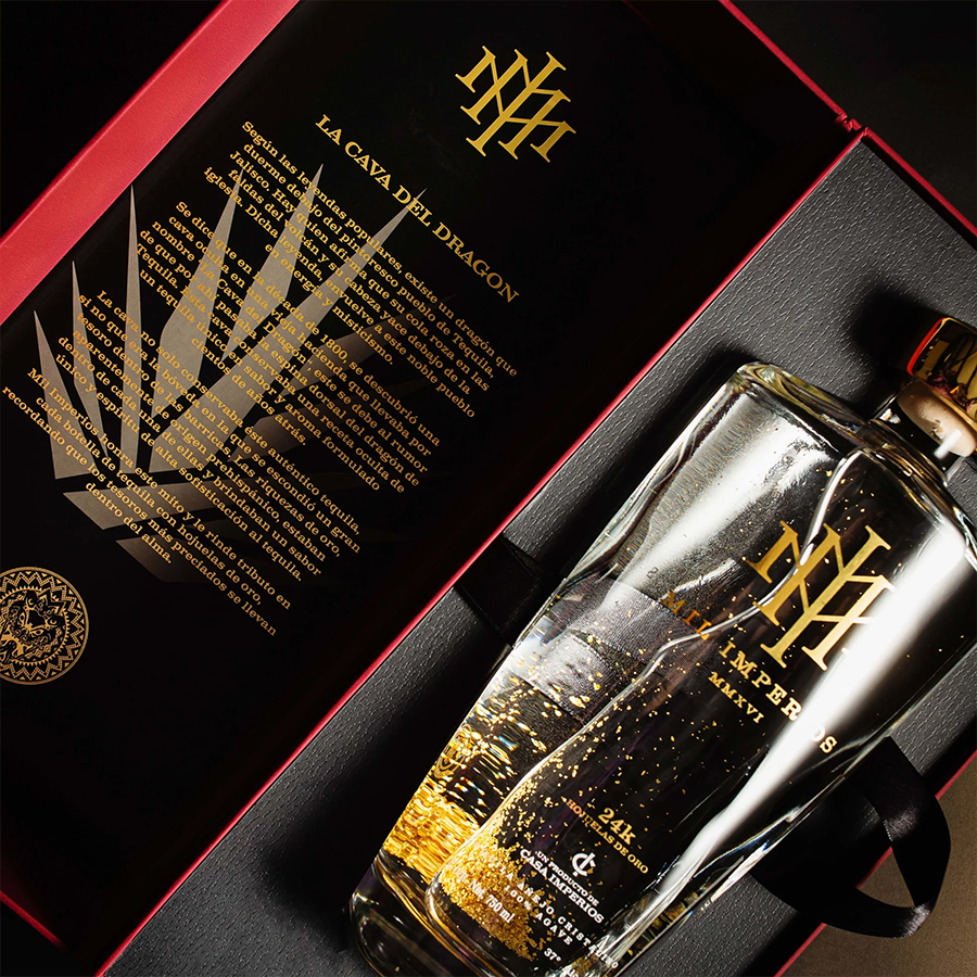 Mil Imperios Añejo Cristalino 24K Tequila