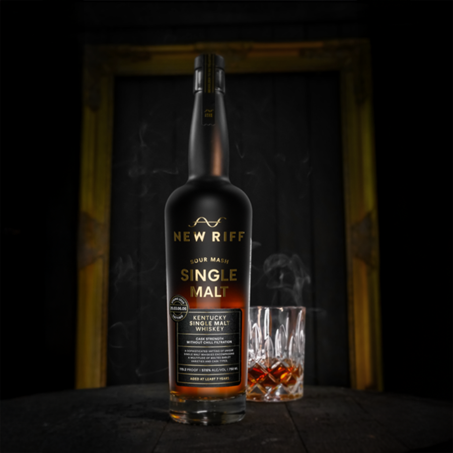 New Riff Sour Mash Single Malt Whiskey