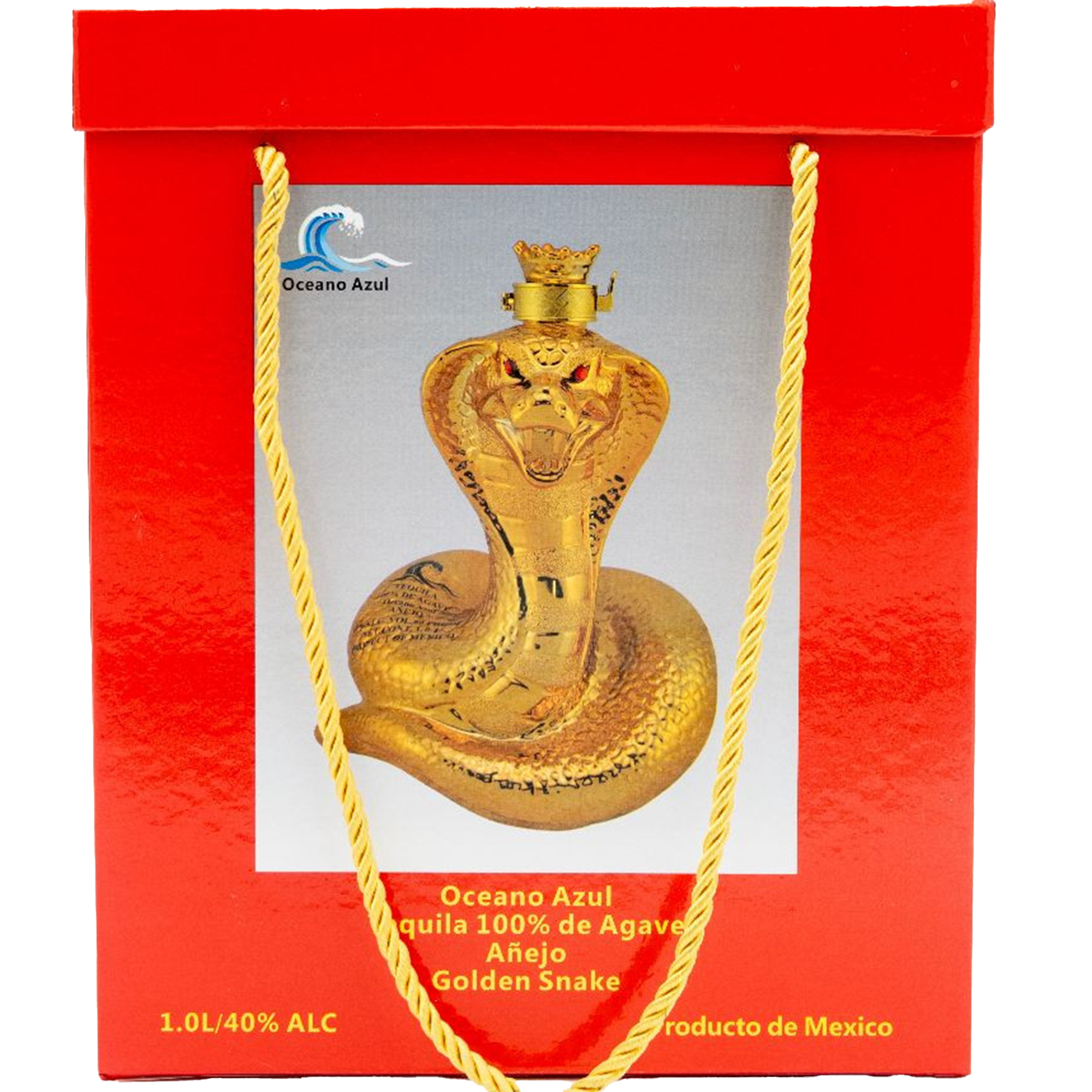 Oceano Azul Golden Snake Añejo Tequila 1L