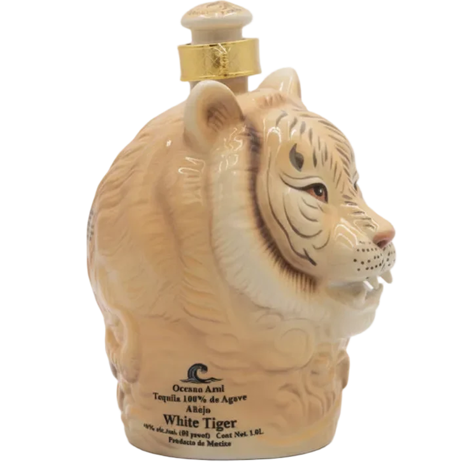 Oceano Azul White Tiger Añejo Tequila 1L