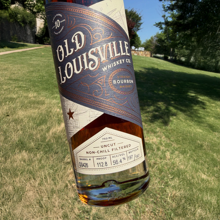 Old Louisville 10 Year Uncut Non-Chill Filtered Bourbon Barrel GS426