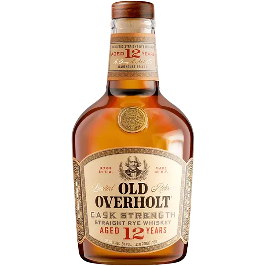 Old Overholt 12 Year Cask Strength Straight Rye Whiskey