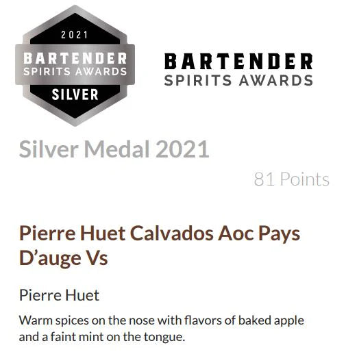 Pierre Huet Calvados VS Pays d'Auge Cognac