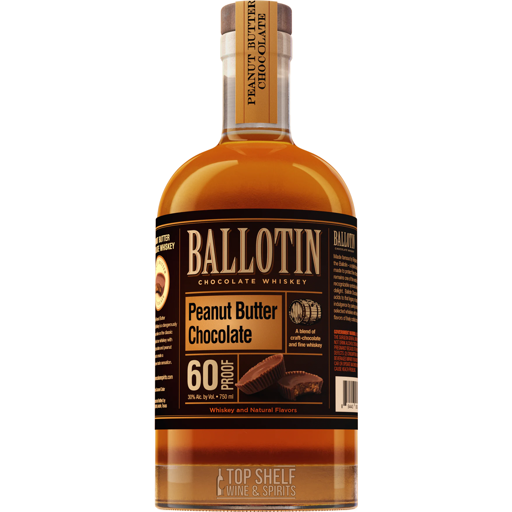 Ballotin Chocolate Peanut Butter Cream Whiskey Cream