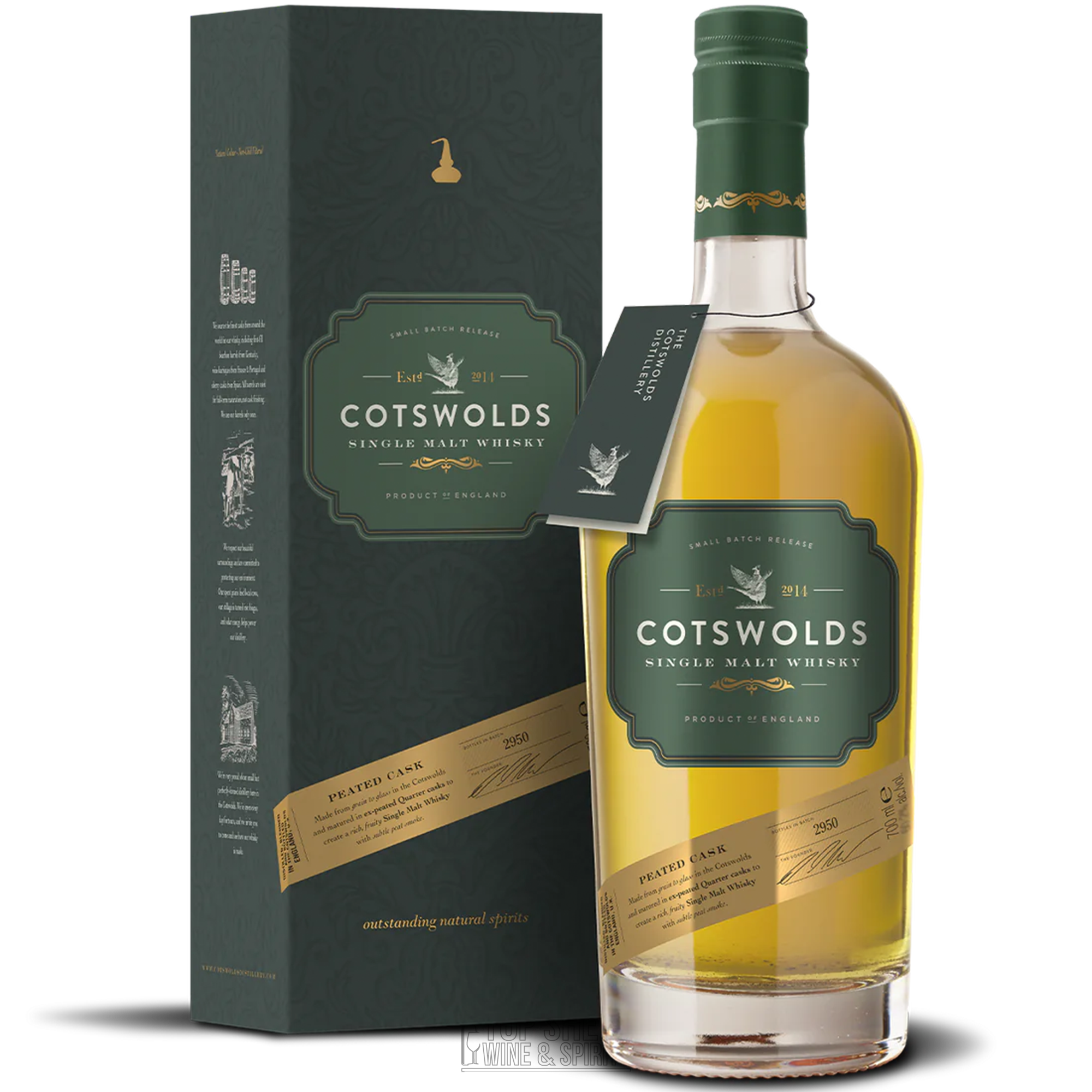 Cotswolds Peated Cask Single Malt (Batch 1600)