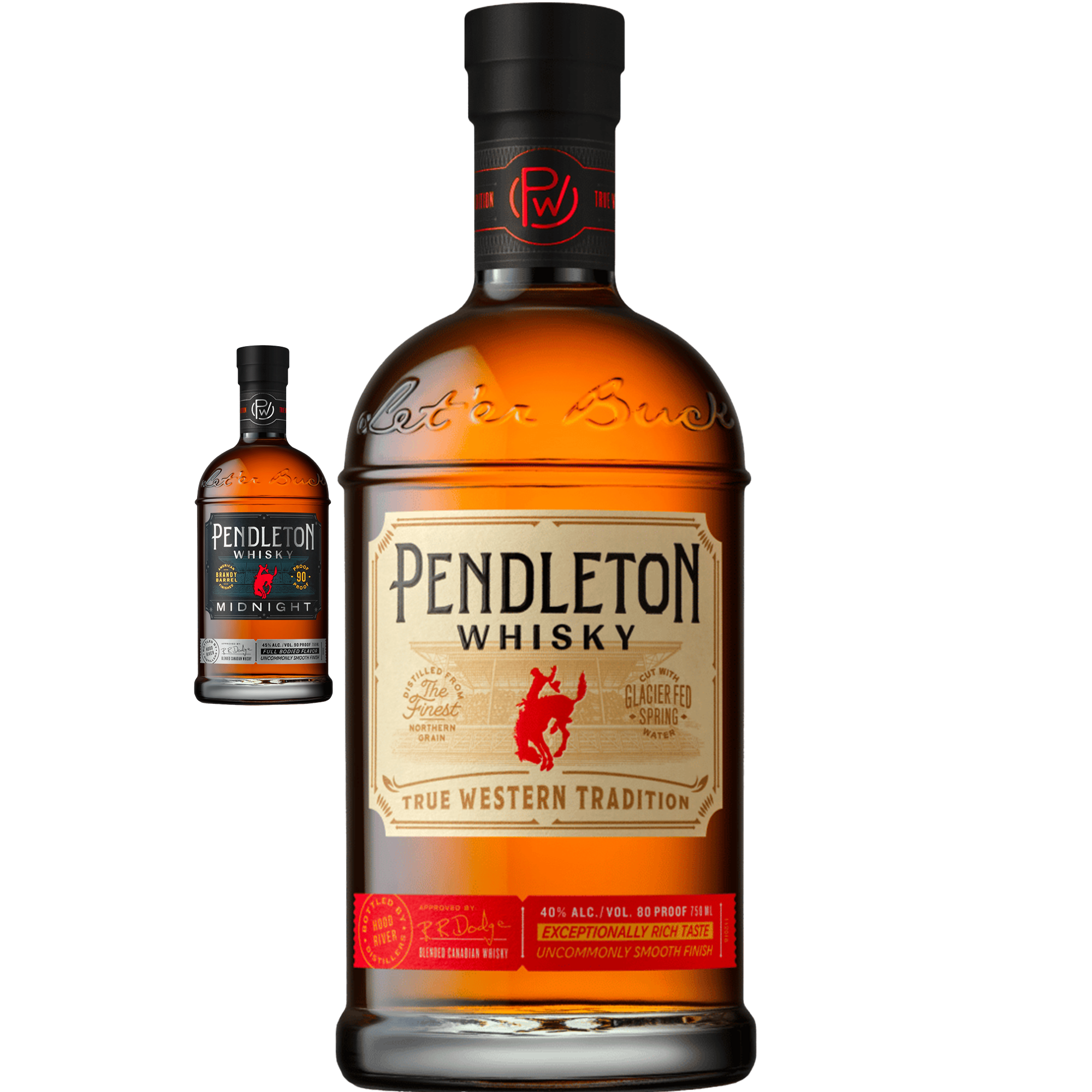 Pendleton Original Canadian Whisky with Pendleton Midnight 50ml