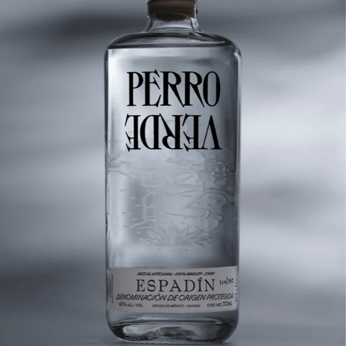 Perro Verde Espadin Mezcal 700ml bottle showcasing its unique design and artisanal quality.