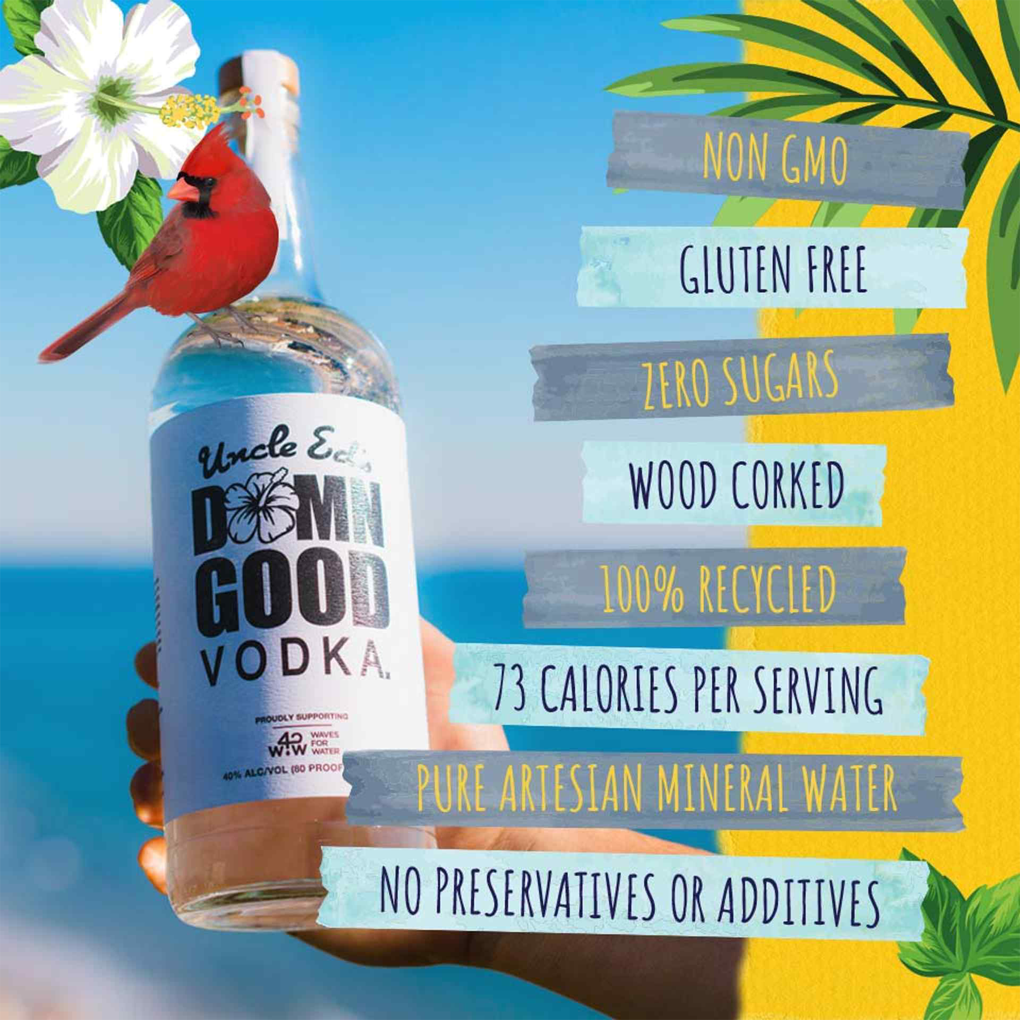 Uncle Ed's Damn Good Vodka 1L