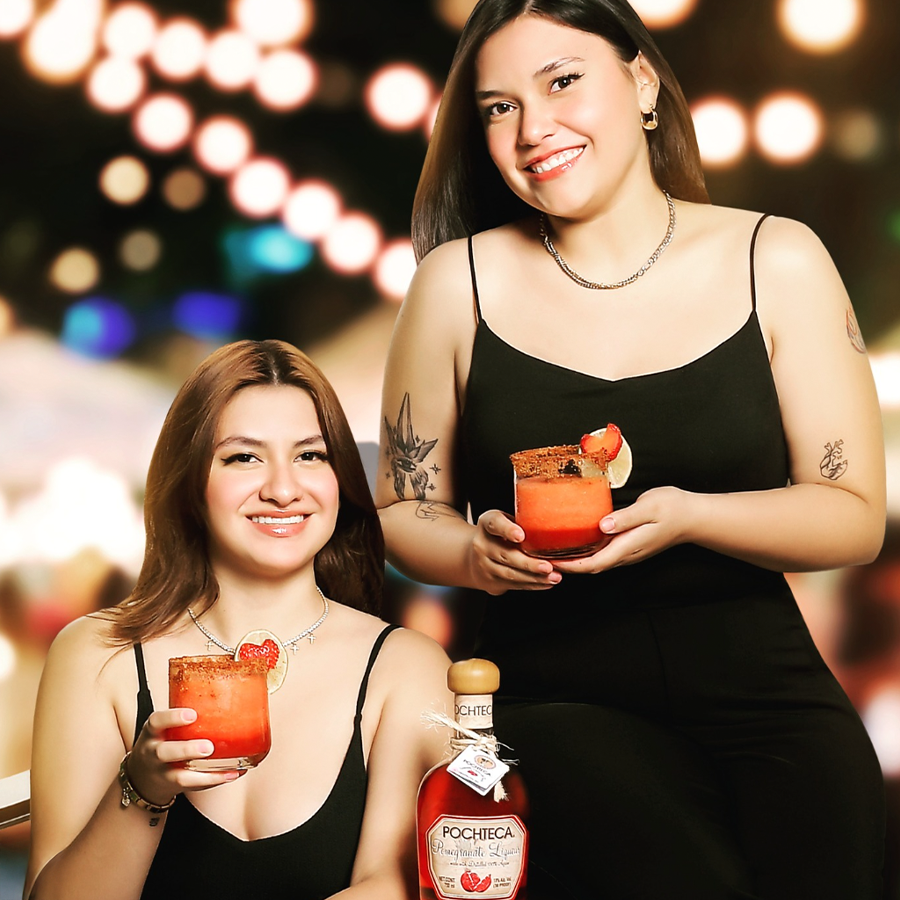 Pochteca Pomegranate Liqueur with Tequila
