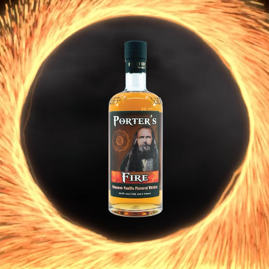 Porter's Fire Cinnamon Vanilla Whiskey