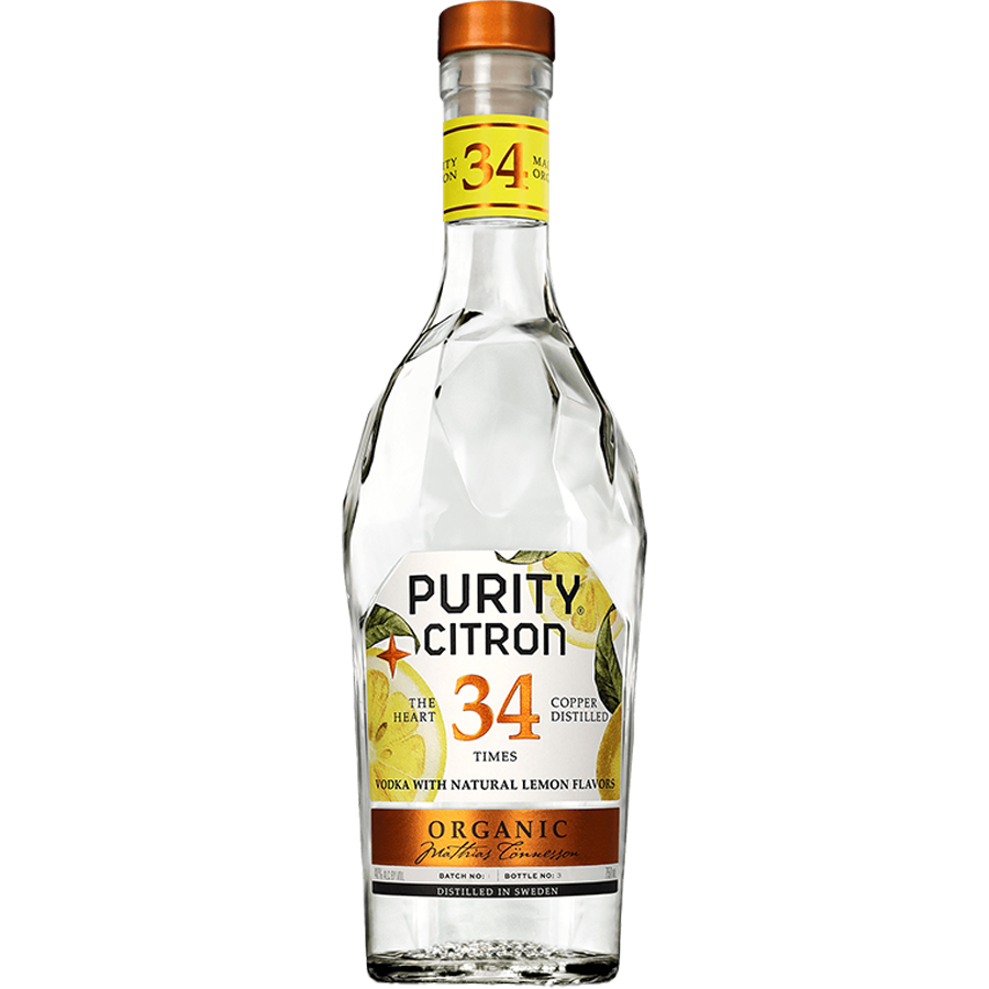 Purity Citron 34 Organic Vodka
