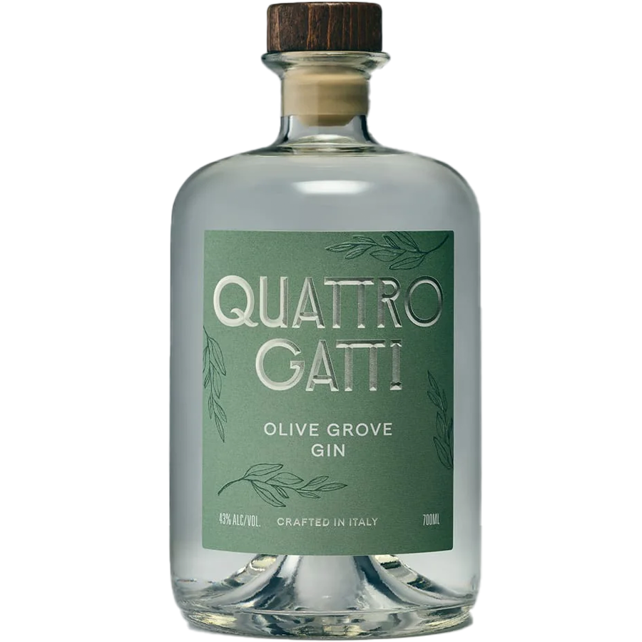 Quattro Gatti Olive Grove Gin 700ml