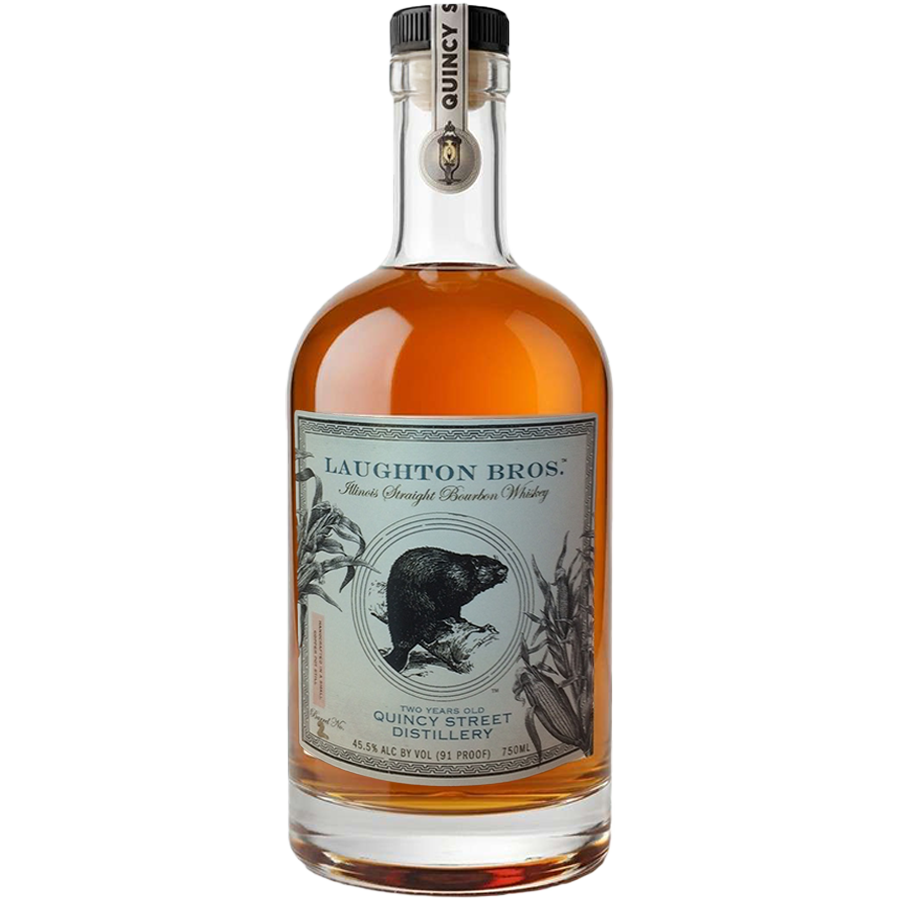 Quincy Street Distillery Laughton Bros 2 Year Bourbon